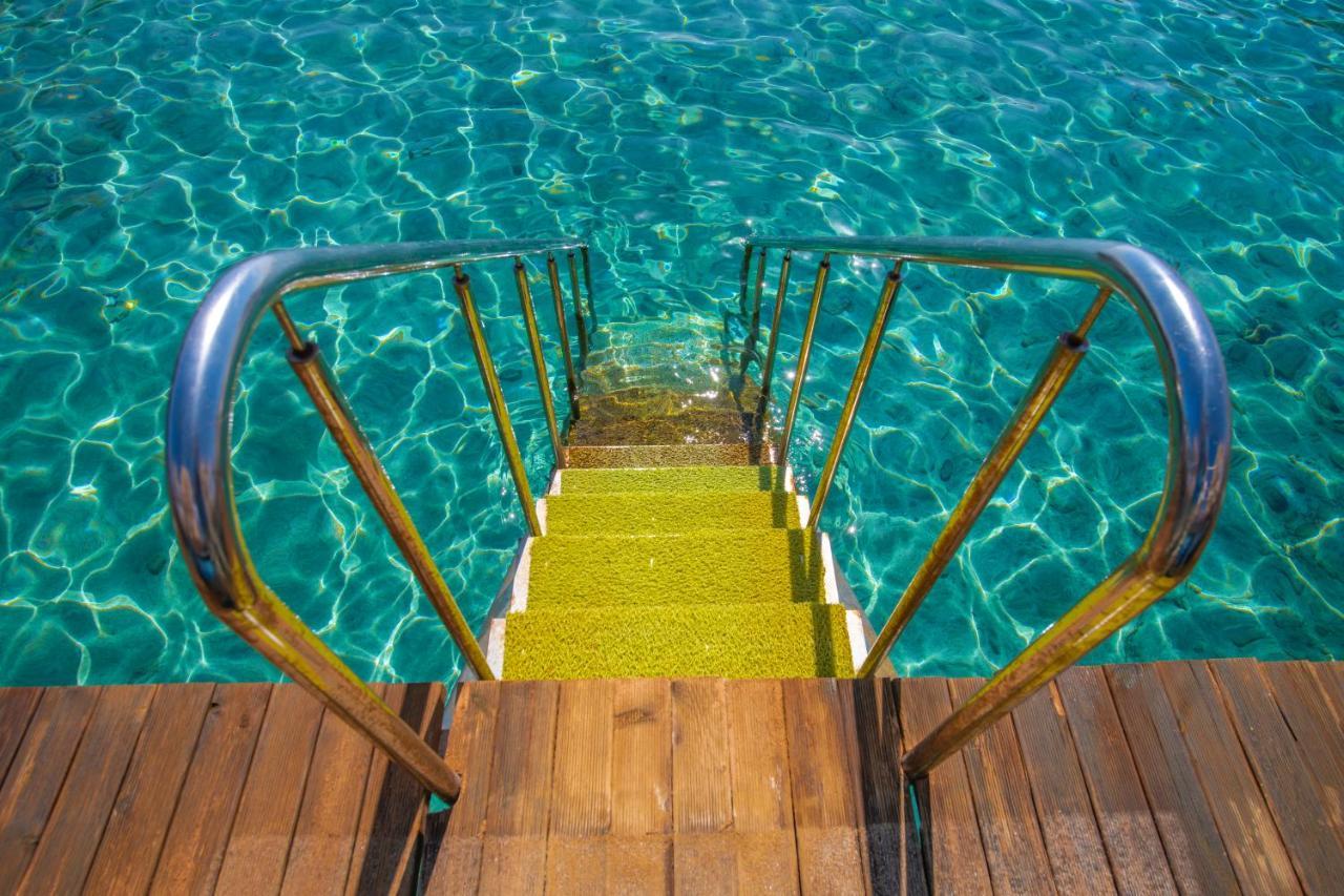 Salamis Bay Conti Resort Hotel & Casino 파마구스타 외부 사진 A pool ladder
